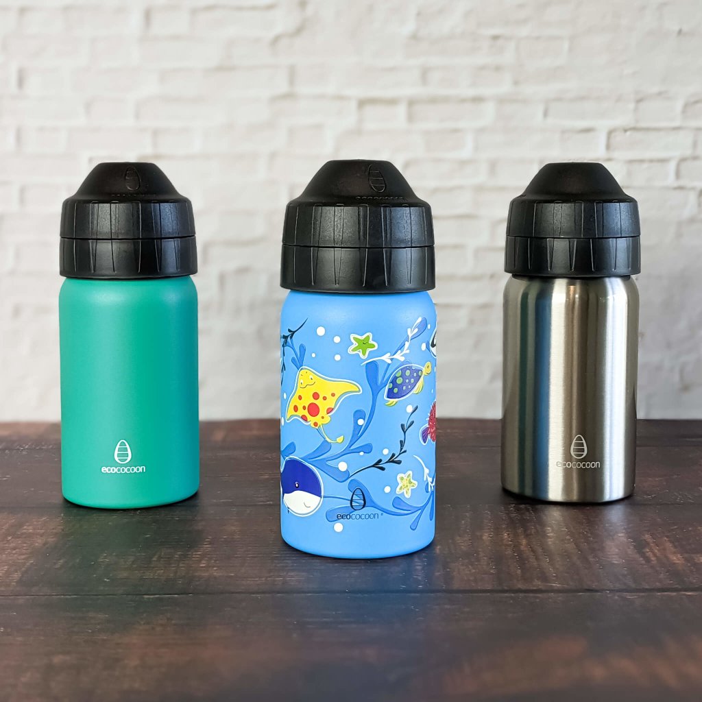 Ecococoon 350ml Drink Bottle - Stainless Steel - Prepp'd Kids - Ecococoon