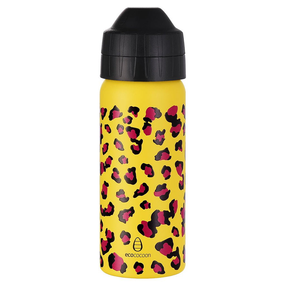 Ecococoon 500ml Drink Bottle - Leopard Spots - Prepp'd Kids - Ecococoon