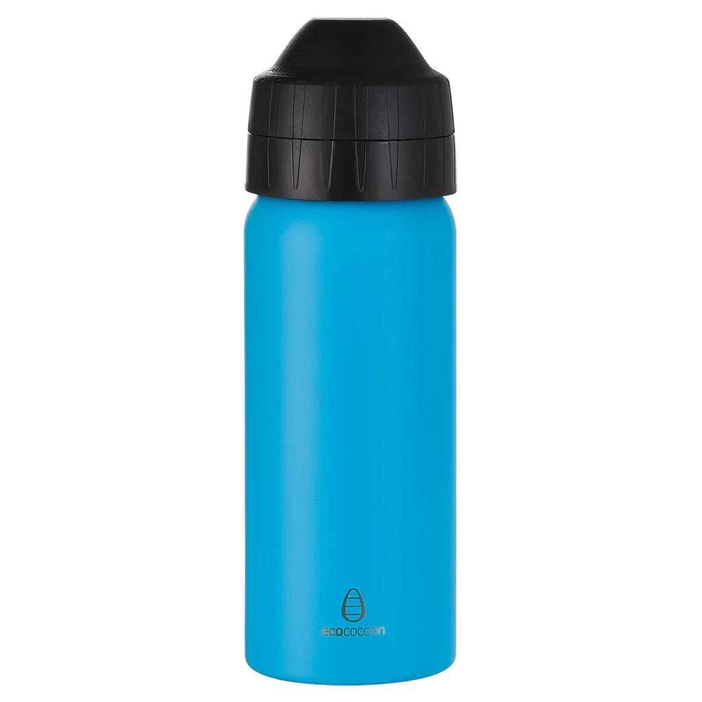 Ecococoon 500ml Drink Bottle - Topaz Blue - Prepp'd Kids - Ecococoon