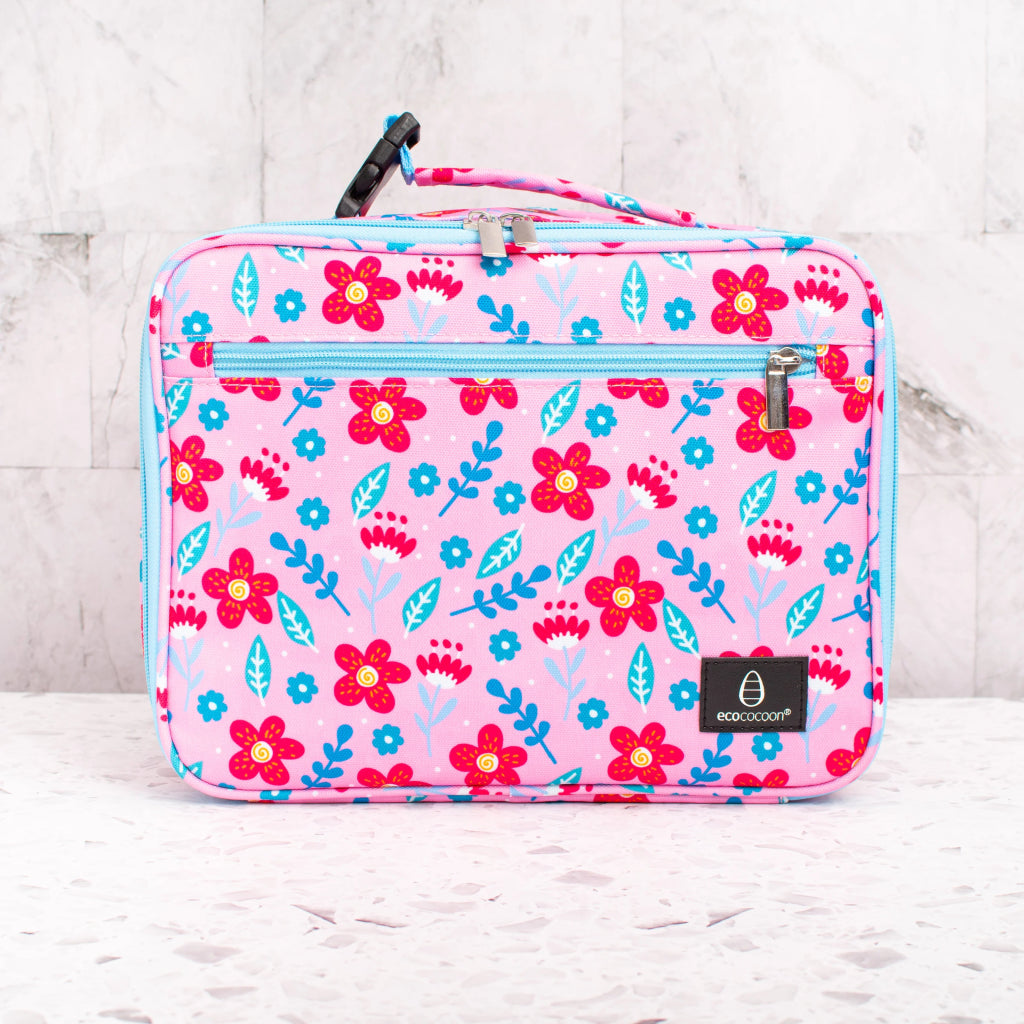 Ecococoon Insulated Lunch Bag - Flower Power - Prepp'd Kids - Ecococoon