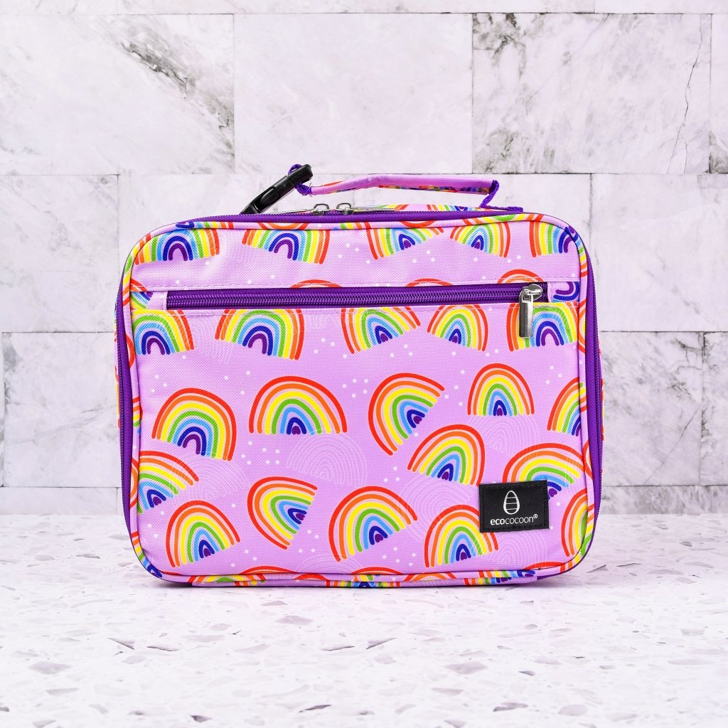 Ecococoon Insulated Lunch Bag - Rainbows - Prepp'd Kids - Ecococoon