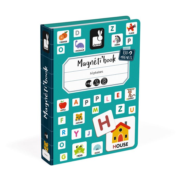 English Alphabet Magnetibook - Prepp'd Kids - Janod