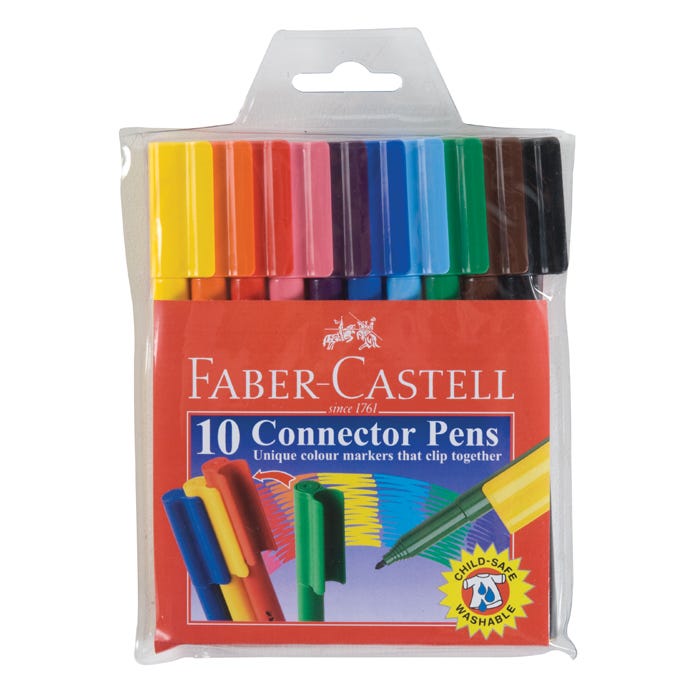 Faber-Castell Connector Marker Pens (10) - Prepp'd Kids - Faber-Castell