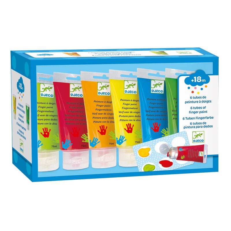 Finger Paint Tubes - Prepp'd Kids - Djeco