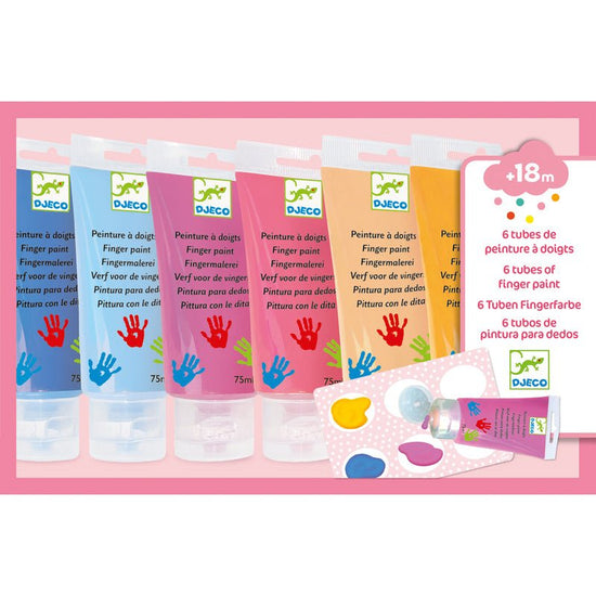 Finger Paint Tubes - Sweet - Prepp'd Kids - Djeco