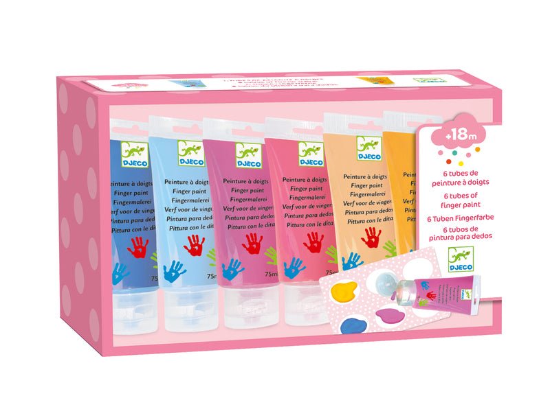 Finger Paint Tubes - Sweet - Prepp'd Kids - Djeco