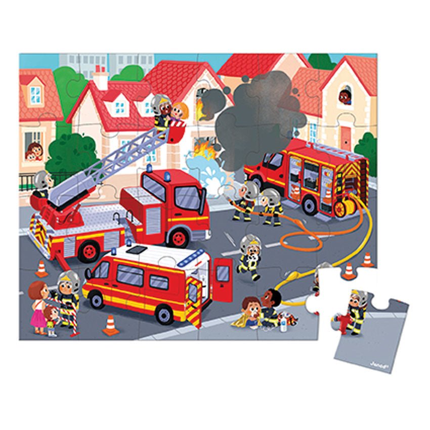 Firemen Puzzle - Prepp'd Kids - Janod