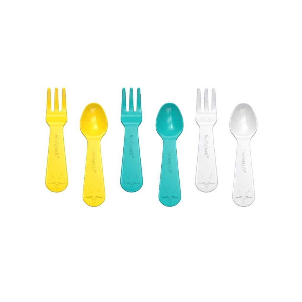 Fork and Spoon Set - Yellow - Prepp'd Kids - Lunch Punch