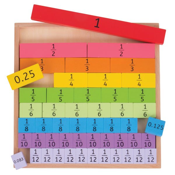 Fractions Tray - Prepp'd Kids - Bigjigs Toys