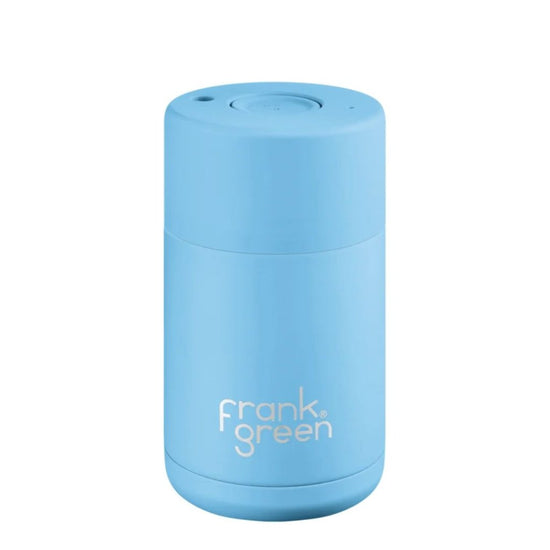 Load image into Gallery viewer, Frank Green Reusable Coffee Cup - Sky Blue (12oz / 340ml) - Prepp&amp;#39;d Kids - Frank Green
