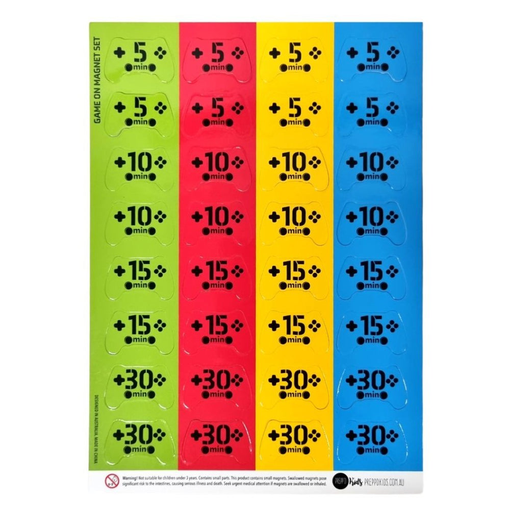 Game On Magnet Set - Prepp'd Kids - Prepp'd Kids