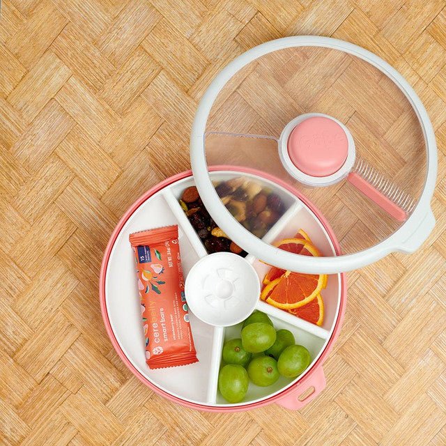 GoBe Large Snack Spinner - Coral Pink - Prepp'd Kids - GoBe
