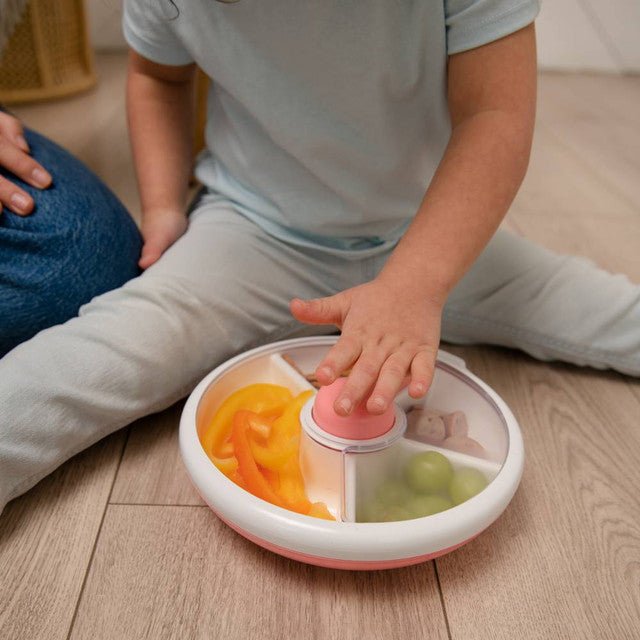 GoBe Large Snack Spinner - Coral Pink - Prepp'd Kids - GoBe