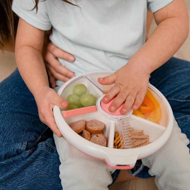 GoBe Large Snack Spinner - Coral Pink - Prepp'd Kids - GoBe