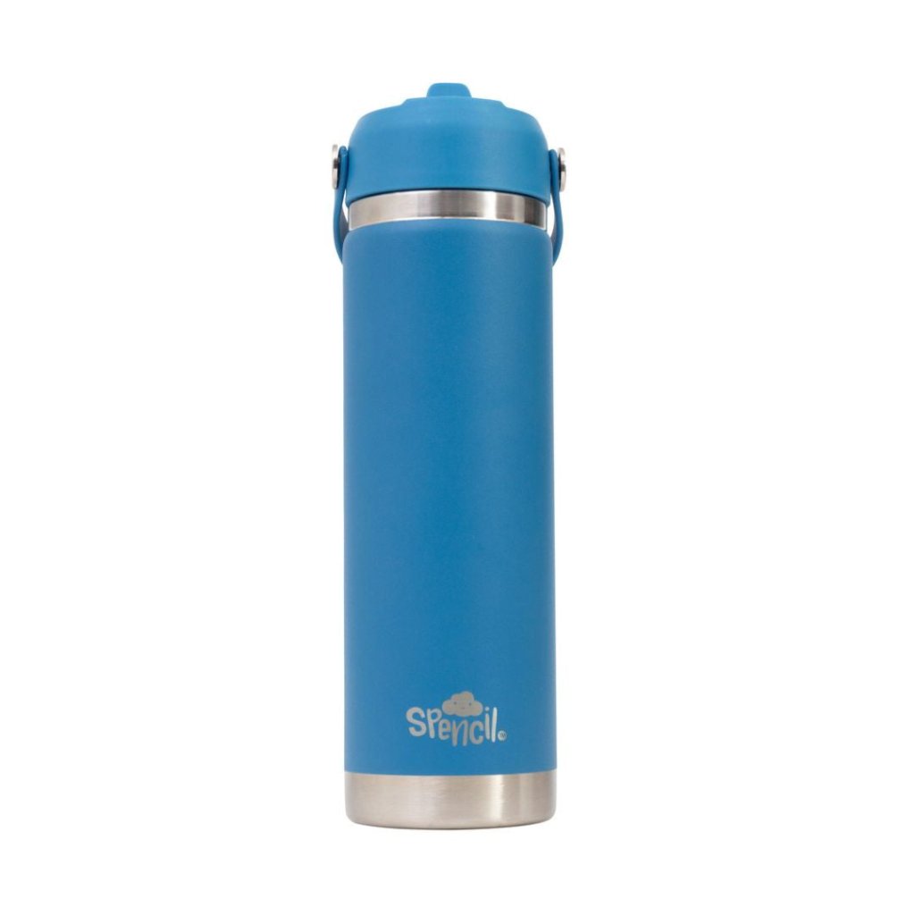 Insulated Drink Bottle (650ml) - Pacific Blue - Prepp'd Kids - Spencil