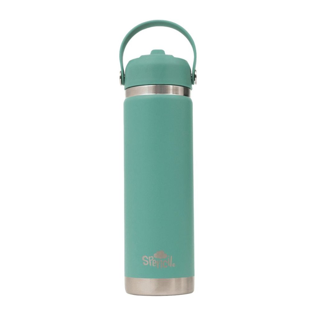 Insulated Drink Bottle (650ml) - Sage - Prepp'd Kids - Spencil