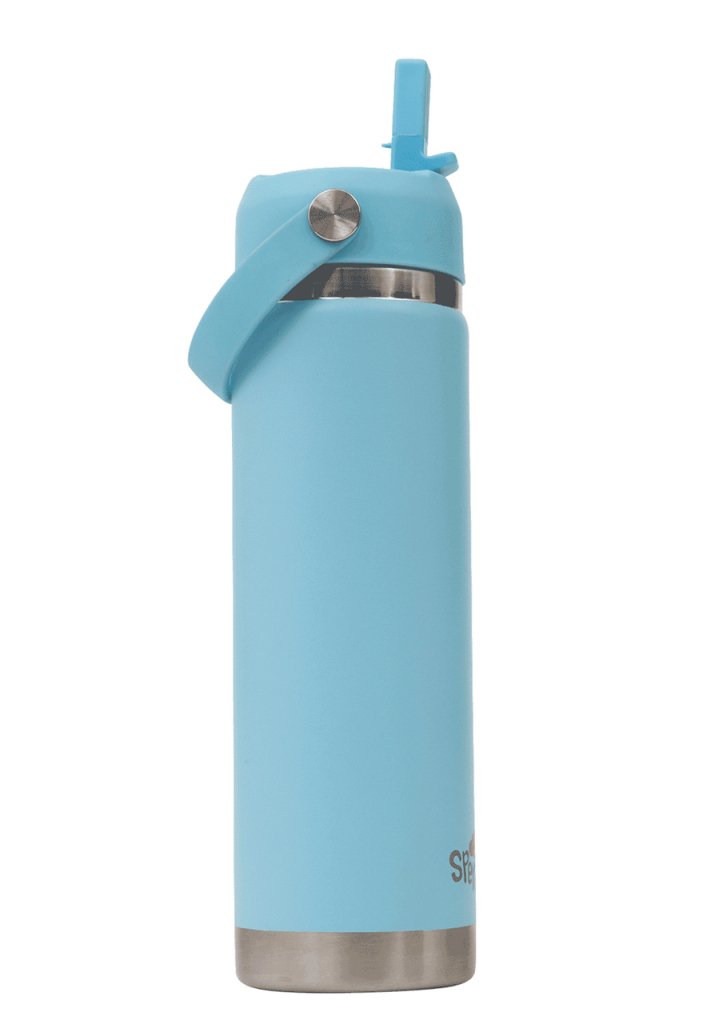 Insulated Drink Bottle (650ml) - Sky - Prepp'd Kids - Spencil