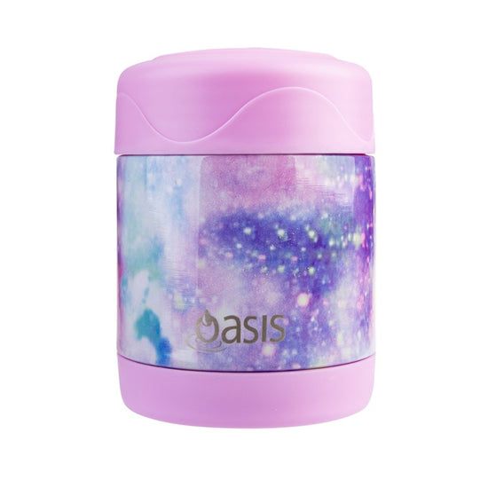 Insulated Food Flask (300ml) - Galaxy - Prepp'd Kids - Oasis