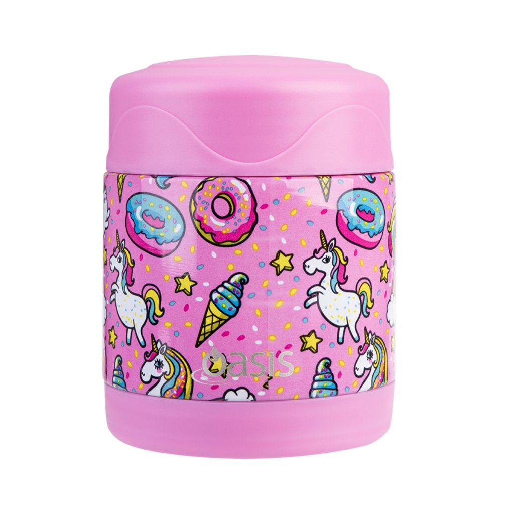 Insulated Food Flask (300ml) - Unicorn - Prepp'd Kids - Oasis
