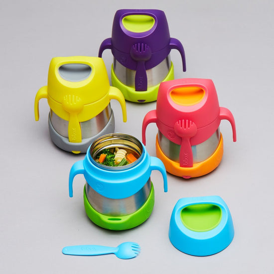 Insulated Food Jar - Indigo Rose - Prepp'd Kids - B.box