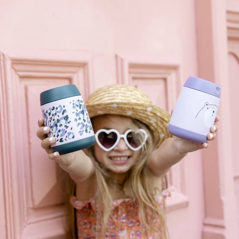 Insulated Food Jar (mini) - Bear Hugs - Prepp'd Kids - B.box