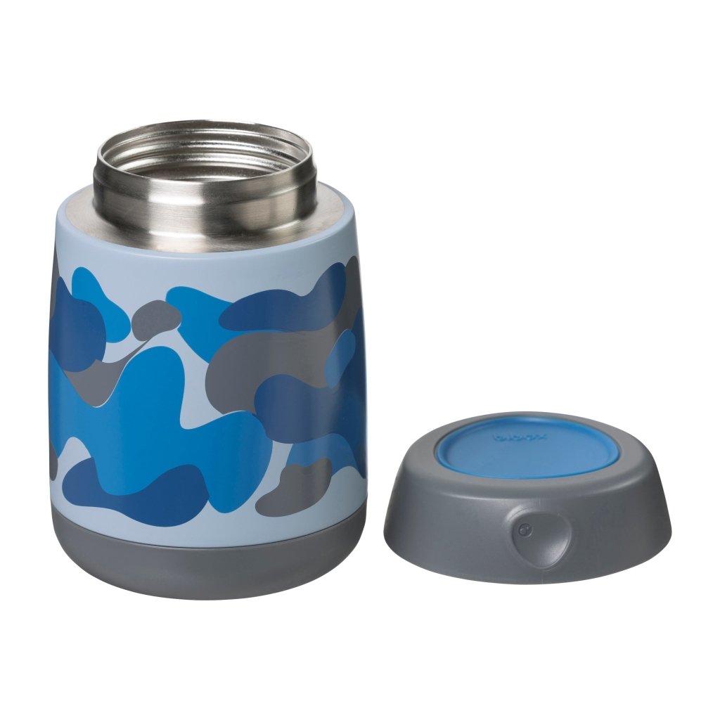 Insulated Food Jar (mini) - Blue Camo - Prepp'd Kids - B.box