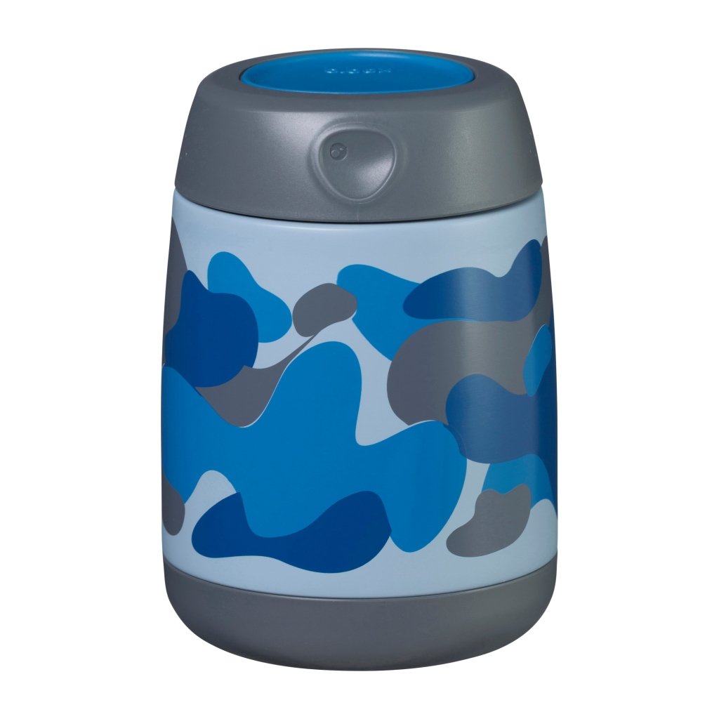 Insulated Food Jar (mini) - Blue Camo - Prepp'd Kids - B.box