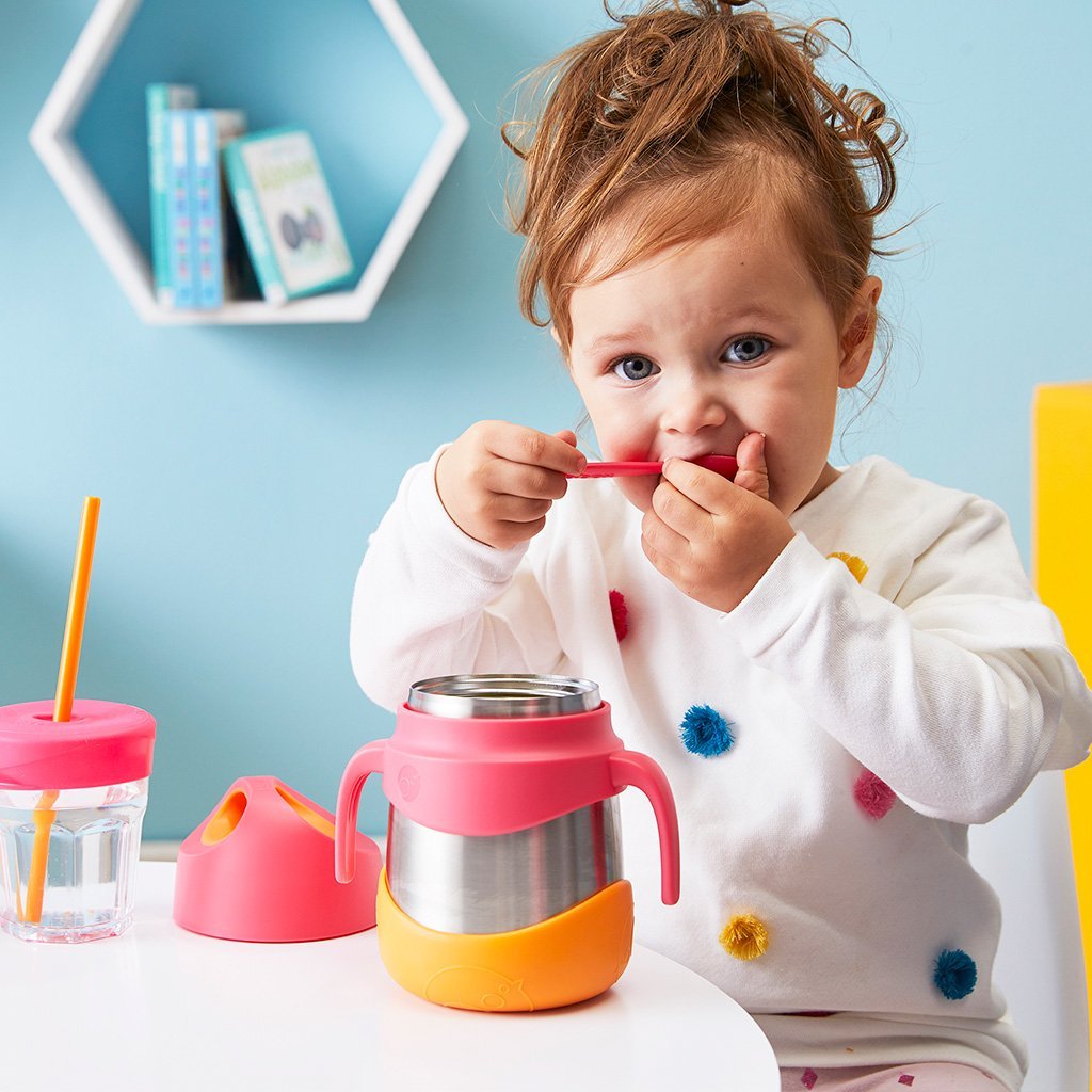 Insulated Food Jar - Strawberry Shake - Prepp'd Kids - B.box