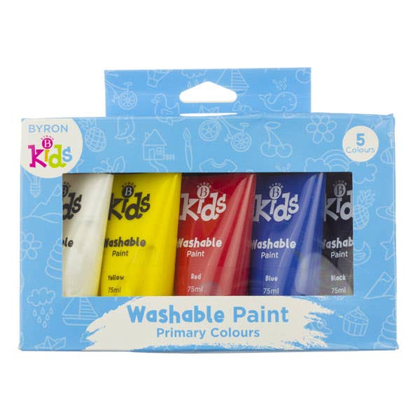 Jasart Kids Washable Paint Set - Primary Colours - Prepp'd Kids - Jasart