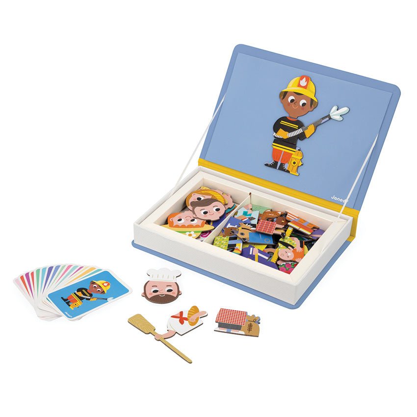 Toys & Games Janod Girl's Outfits Magnetibook - The Sensory Kids