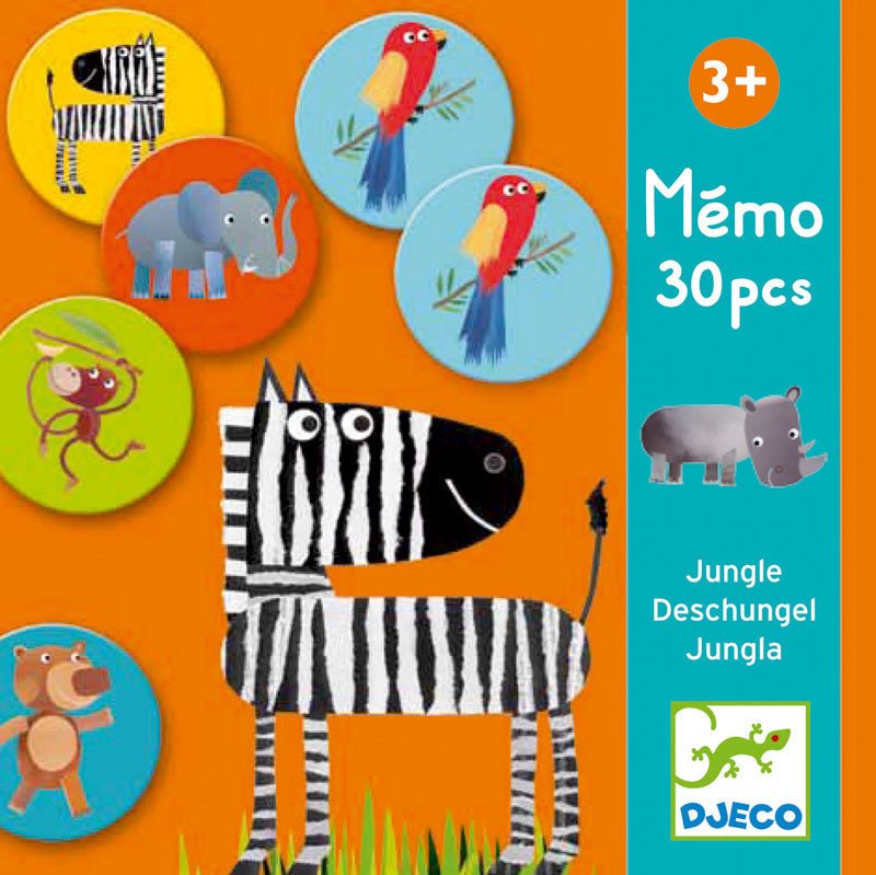 Jungle Memo Game - Prepp'd Kids - Djeco