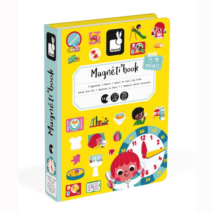 Learn the Time Magnetibook - Prepp'd Kids - Janod
