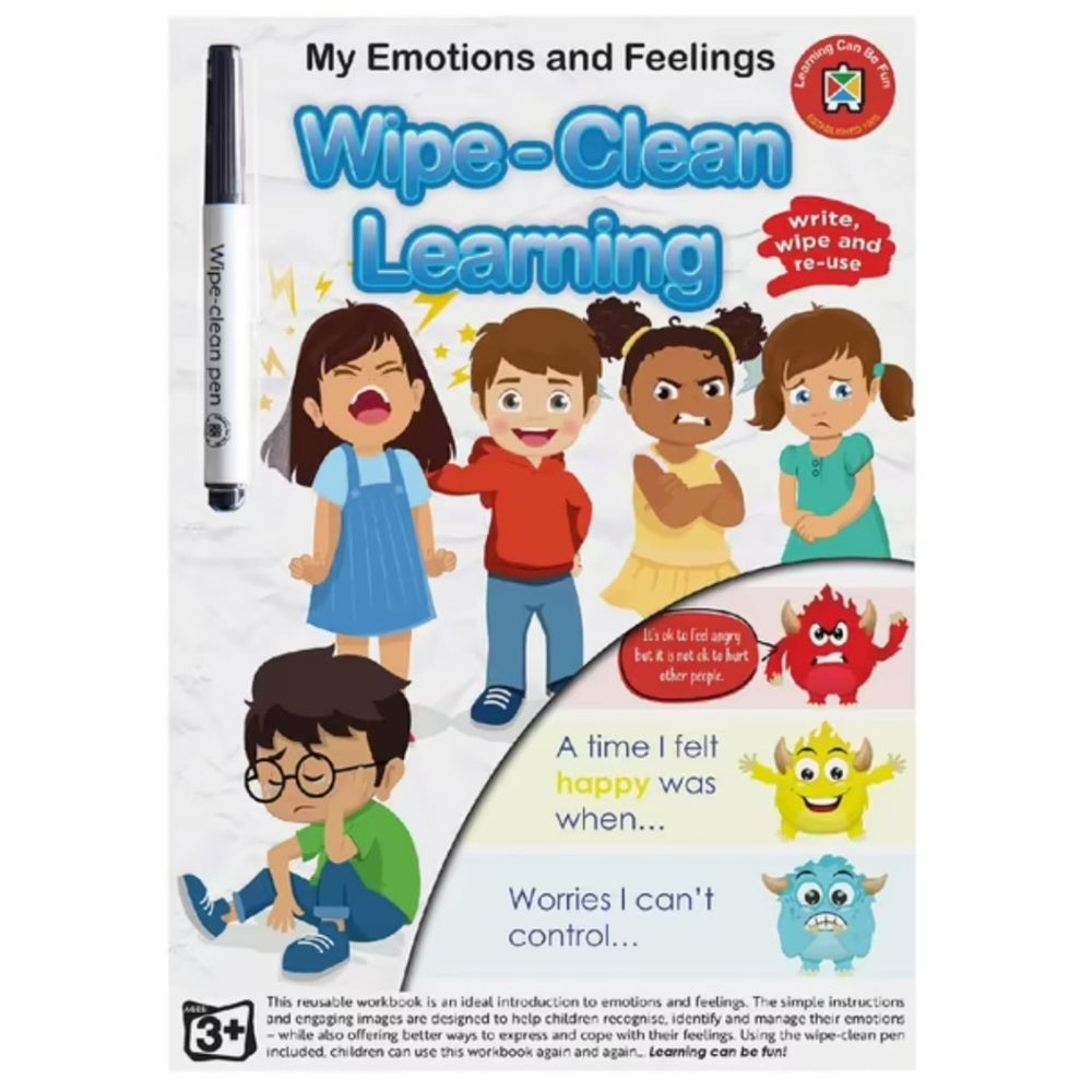 Learning Emotions - Wipe-Clean Learning - Prepp'd Kids - Learning Can Be Fun