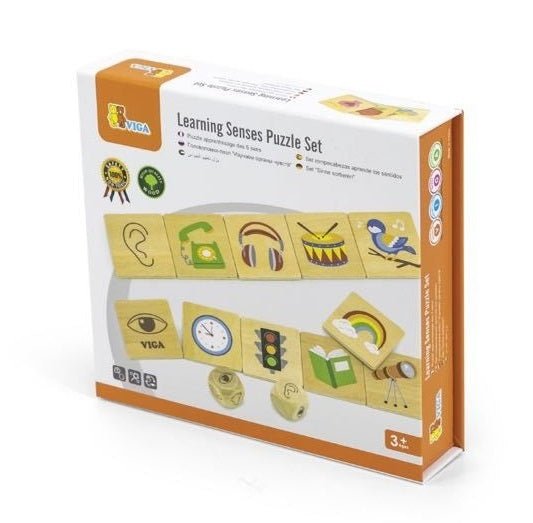 Learning Senses Puzzle Set - Prepp'd Kids - Viga