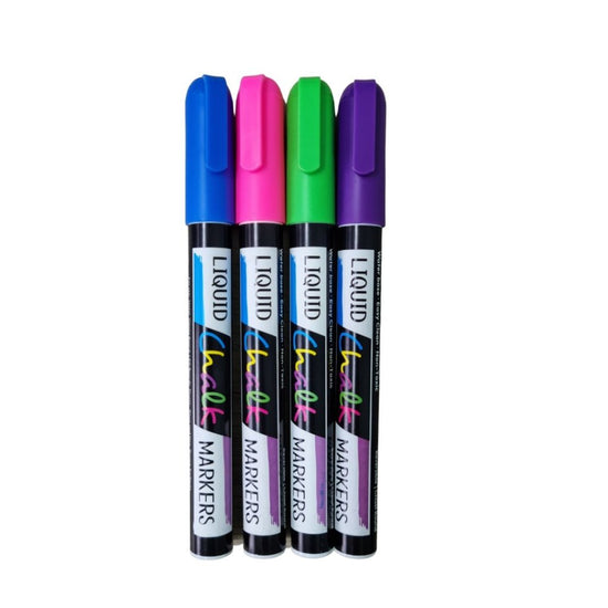 Liquid Chalk - Neon (4 Pack) - NEW RELEASE 2.0 - Prepp'd Kids - Prepp'd Kids
