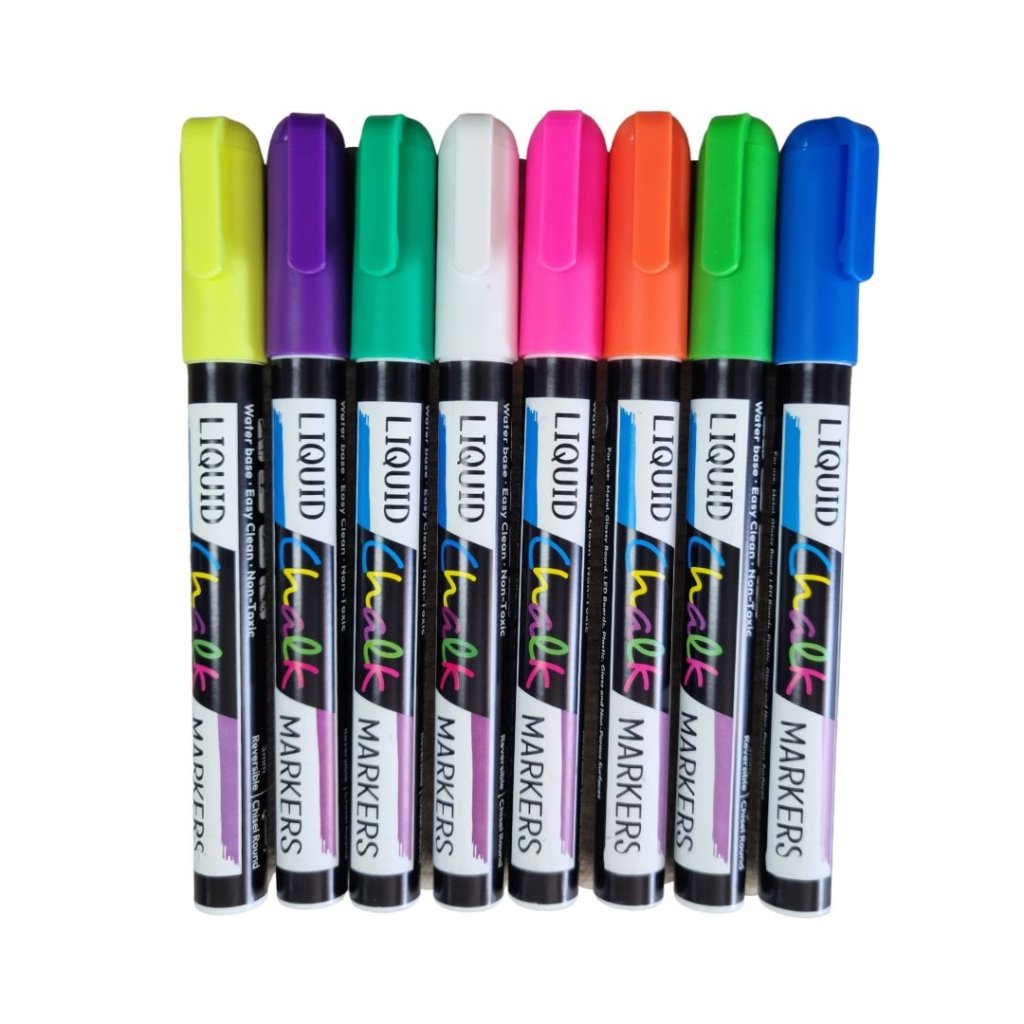 Liquid Chalk - Neon (8 Pack) - NEW RELEASE 2.0 - Prepp'd Kids - Prepp'd Kids