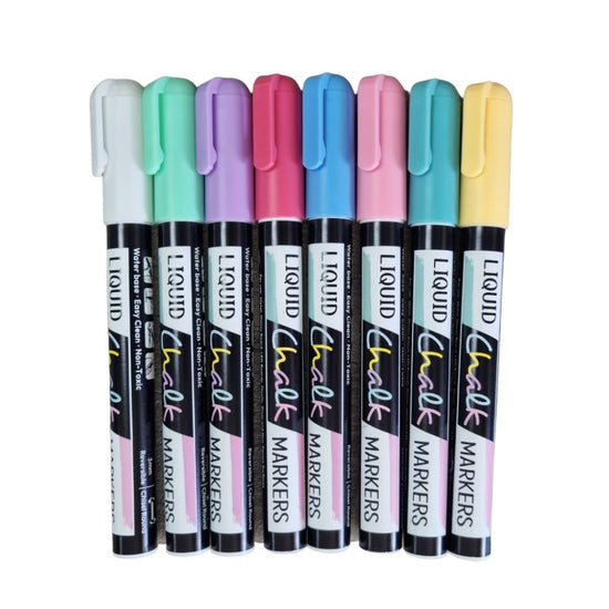 Liquid Chalk - Pastel (8 Pack) - NEW RELEASE 2.0 - Prepp'd Kids - Prepp'd Kids
