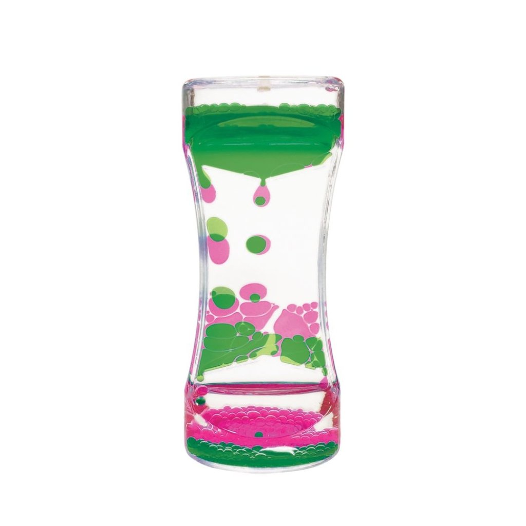 Liquid Motion Bubbler - Green & Pink - Prepp'd Kids - Teacher Created Resources