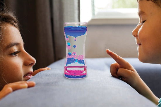 Liquid Motion Bubbler - Pink & Blue - Prepp'd Kids - Teacher Created Resources