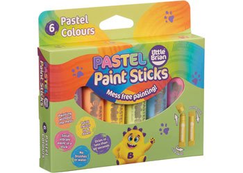 Little Brian Paint Sticks - Pastel 6 Pack - Prepp'd Kids - Little Brian