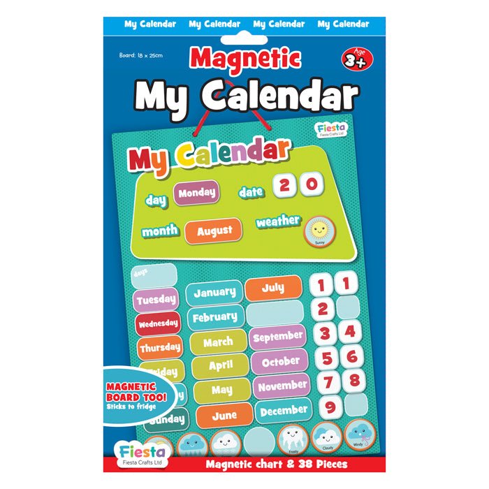 Magnetic Calendar - Prepp'd Kids - Fiesta Crafts