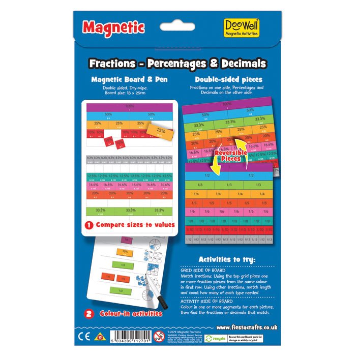 Magnetic Fractions - Prepp'd Kids - Fiesta Crafts