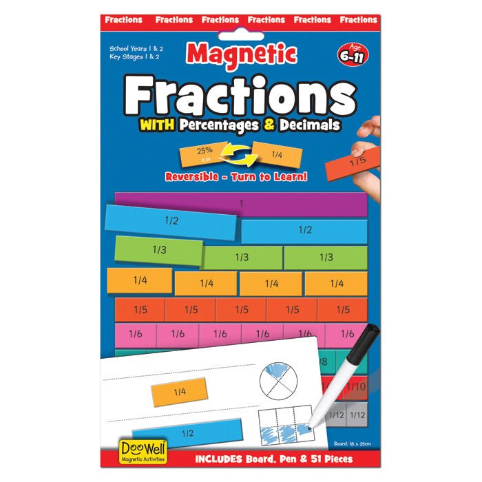 Magnetic Fractions - Prepp'd Kids - Fiesta Crafts