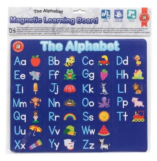 Magnetic Learning Board - Alphabet - Prepp'd Kids - Learning Can Be Fun