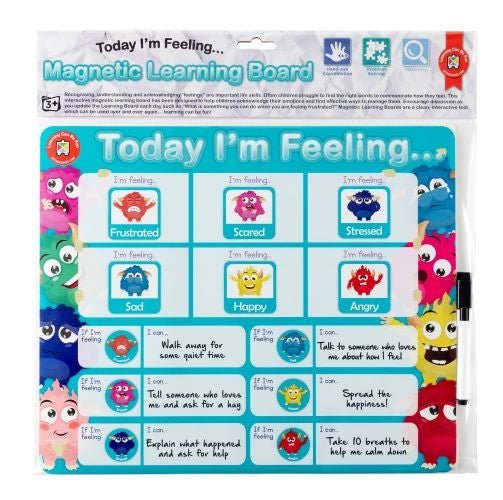 Magnetic Learning Board - Emotions - Prepp'd Kids - Learning Can Be Fun