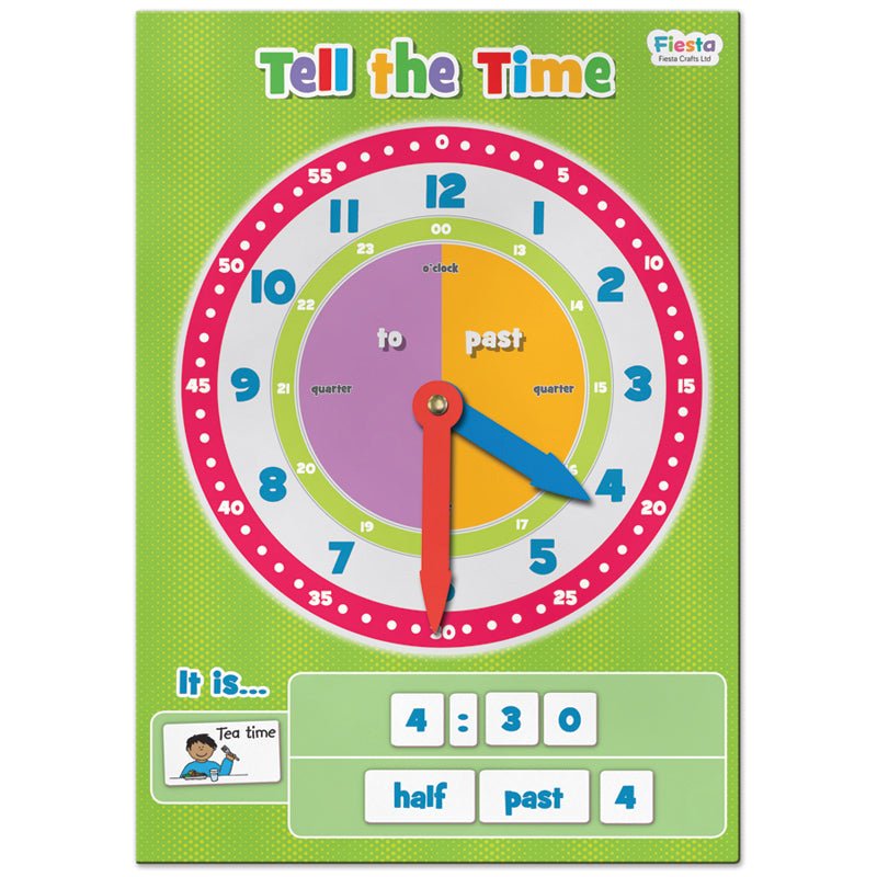 
                  
                    Magnetic Tell the Time - Prepp'd Kids - Fiesta Crafts
                  
                