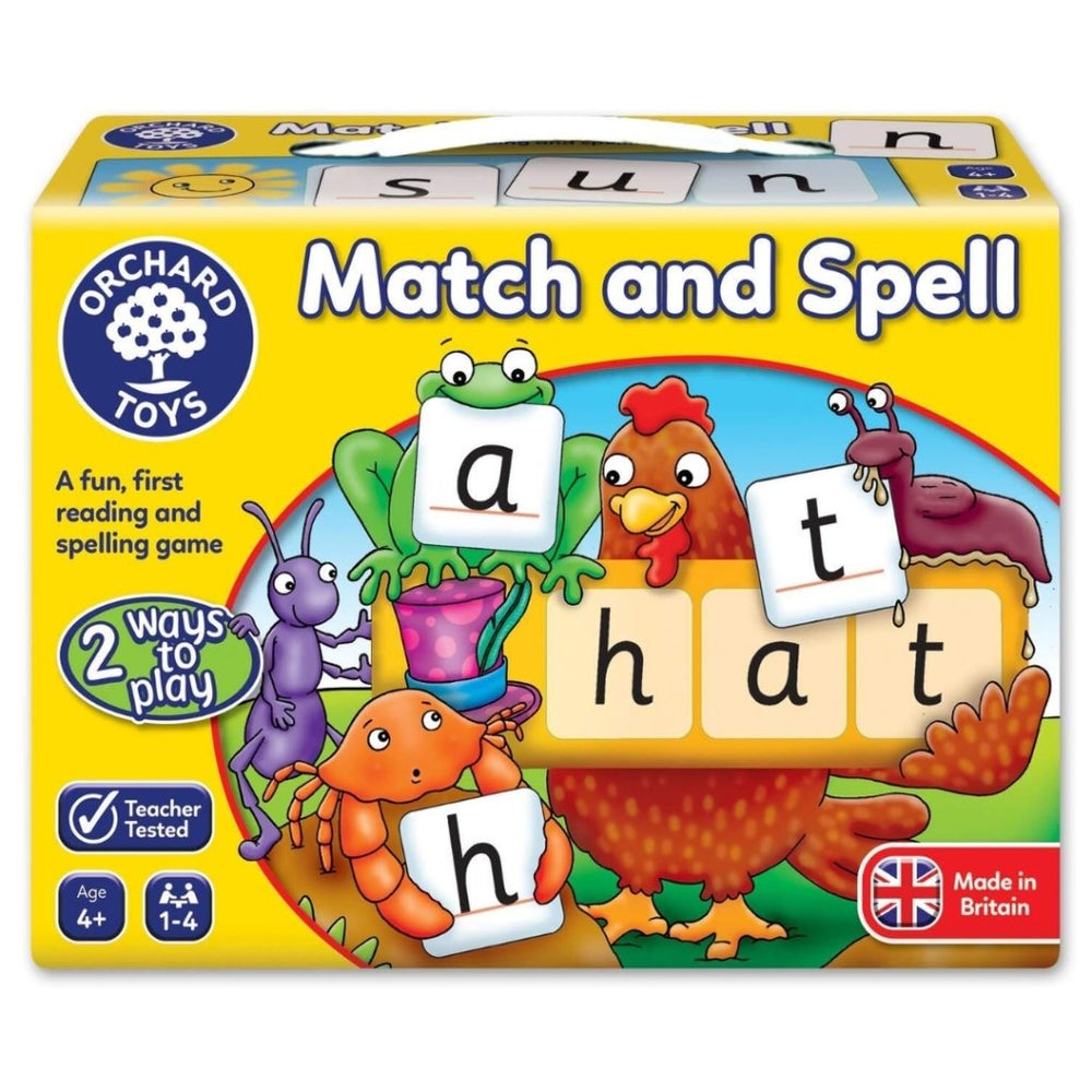 Match And Spell - Prepp'd Kids - Orchard Toys