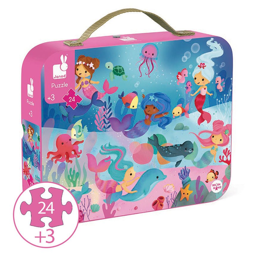 Mermaids Suitcase Puzzle - Prepp'd Kids - Janod