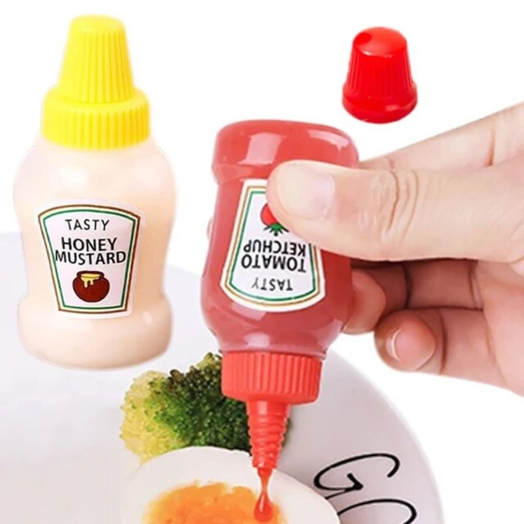 Load image into Gallery viewer, Mini Sauce Bottles (2 pack) - Prepp&amp;#39;d Kids - Prepp&amp;#39;d Kids
