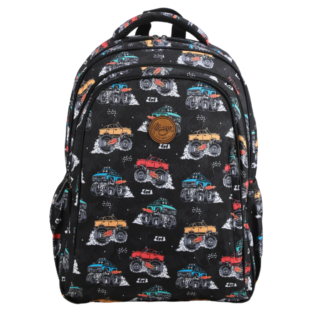 Monster Trucks Kids Backpack - Midsize - Prepp'd Kids - Alimasy